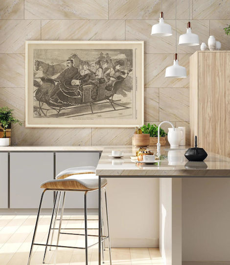 Christmas Belles Πίνακας σε Καμβά 80x50cm