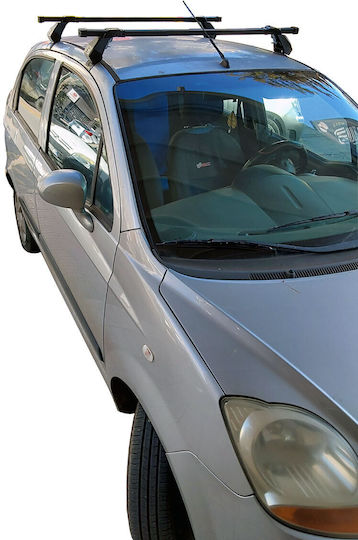Hermes Μπάρες Οροφής Μεταλλικές για Chevrolet Matiz (Σετ με πόδια)