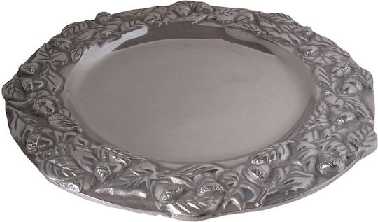 Etoile Διακοσμητικός Δίσκος Aluminium Rund 32x32x3cm 1Stück