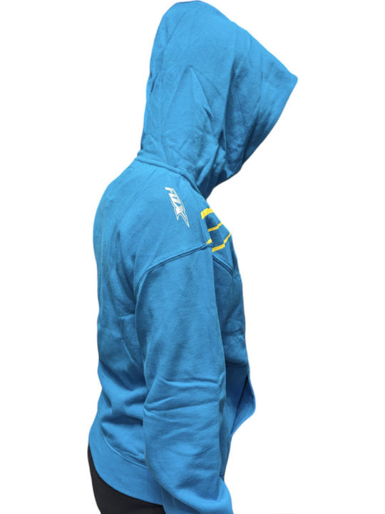 Kids Cardigan Fleece Blue Spillage