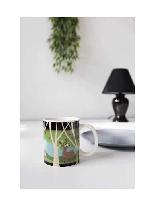 Kikkerland Heat Change Mug Ceramic Multicolored 325ml