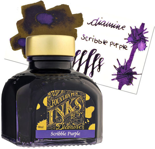 Diamine Ersatz- und Füllfederhaltertinten für Füllfederhalter Lila 80ml