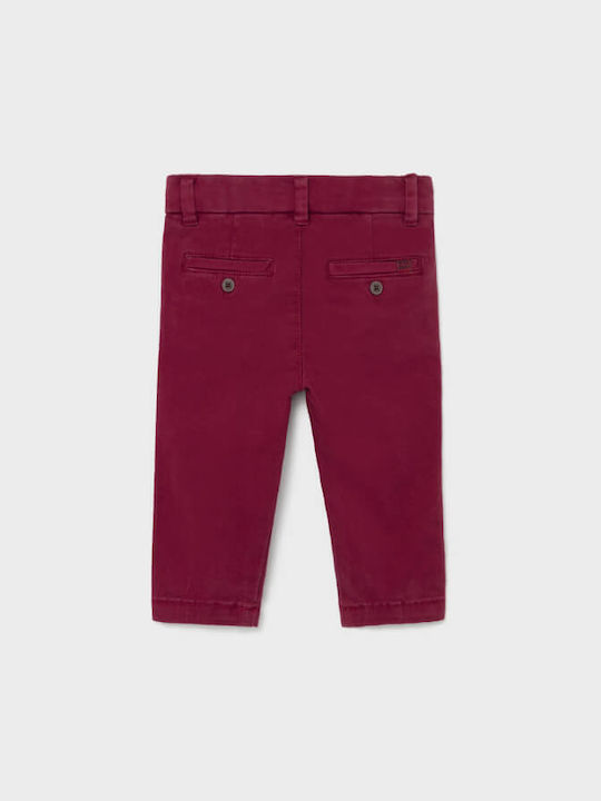 Mayoral Pantaloni copii Burgundy