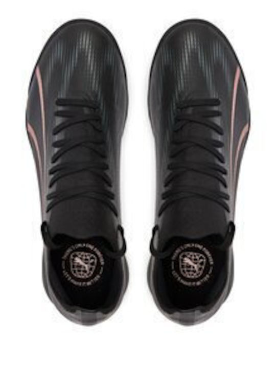 PUMA Ultra Match Ποδοσφαιρικά Παπούτσια με Σχάρα Μαύρα