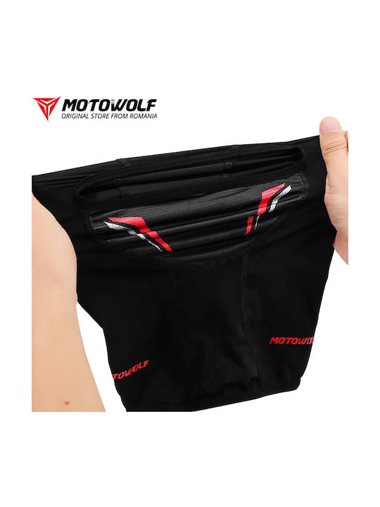 Motowolf Full Face Μπαλακλάβα Αναβάτη Μοτοσυκλέτας Μαύρο Χρώμα