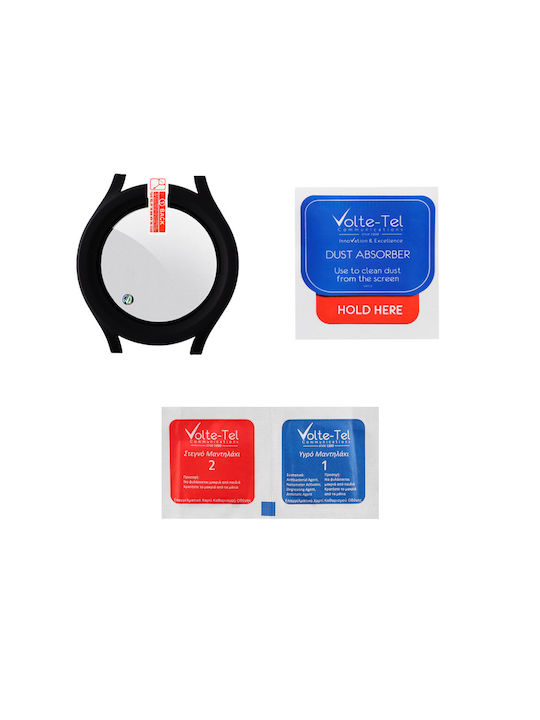 Volte-Tel Edge Cover with Key Πλαστική Θήκη σε Μαύρο χρώμα για Samsung Watch 5 Pro R920 45mm