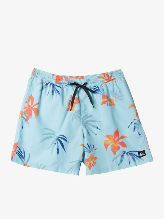 Everyday Mix Volley 15 Men's Swimwear Shorts Light Blue Floral