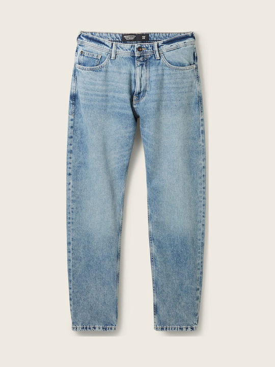 Men's Jeans Pants with Loose Straight Fit Blue