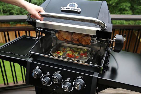 Broil King Royal 390 Gas Grill with 2 pcs 8.8kW and Side Burner