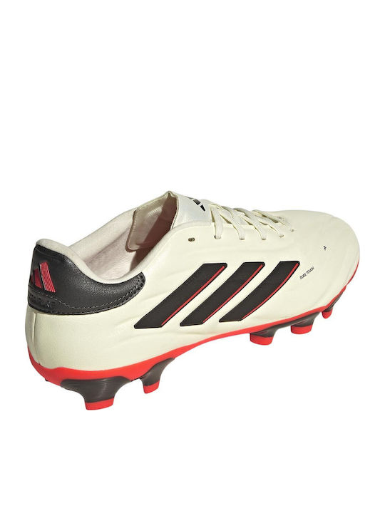 adidas Copa Pure.2 Pro Ποδοσφαιρικά Παπούτσια με Τάπες Μπεζ