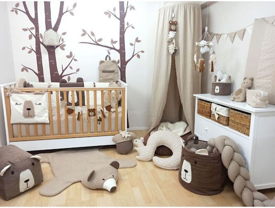 Baby Star Crib Bumpers Classic Inside Beige 20x120cm