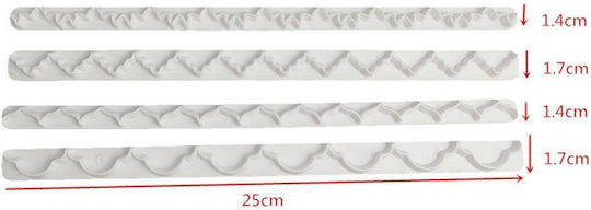 Fondant Tools made of Plastic 4pcs