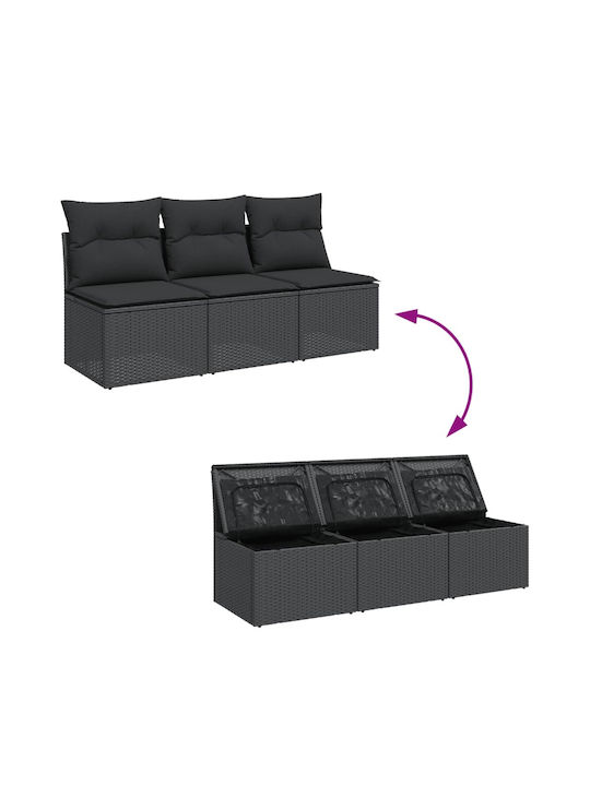 Baumsessel-Sofa Außenbereich Rattan mit Kissen
