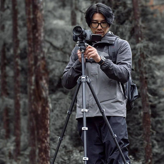 Ulanzi Ulanzi Tt09 Videogo Carbon Fiber Camera Tripod with Spherical Head up to 142cm and Maximum Load 1.5kg