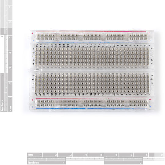 Breadboard 400 θέσεων (GRBBRD400CL)