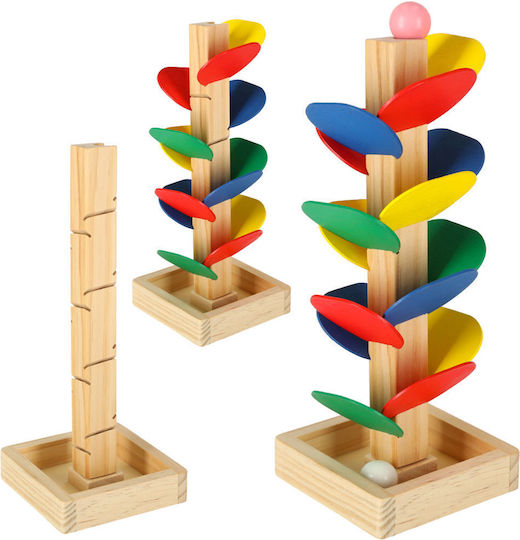 ikonka Παγόδα Montessori Educational Game Knowledge made of Wood for 3+ years Years Old