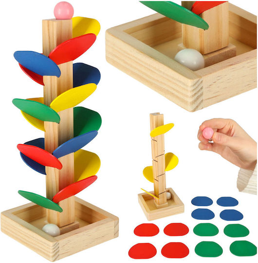 ikonka Παγόδα Montessori Educational Game Knowledge made of Wood for 3+ years Years Old