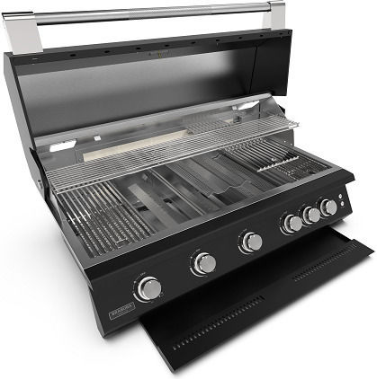 Brabura Fusion 500 RMC Ψησταριά Υγραερίου Σχάρας 95x46εκ. με 5 Εστίες 20.5kW