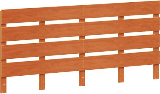 vidaXL Tăblie De Pat Din Lemn Maro 180.5x80cm
