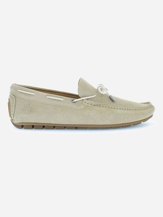 La Martina Men's Piele Moccasins Bej