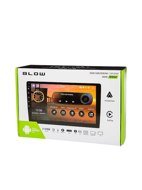 Blow Car Audio System 2DIN (Bluetooth/USB/WiFi/GPS/Apple-Carplay/Android-Auto) with Touch Screen 9"