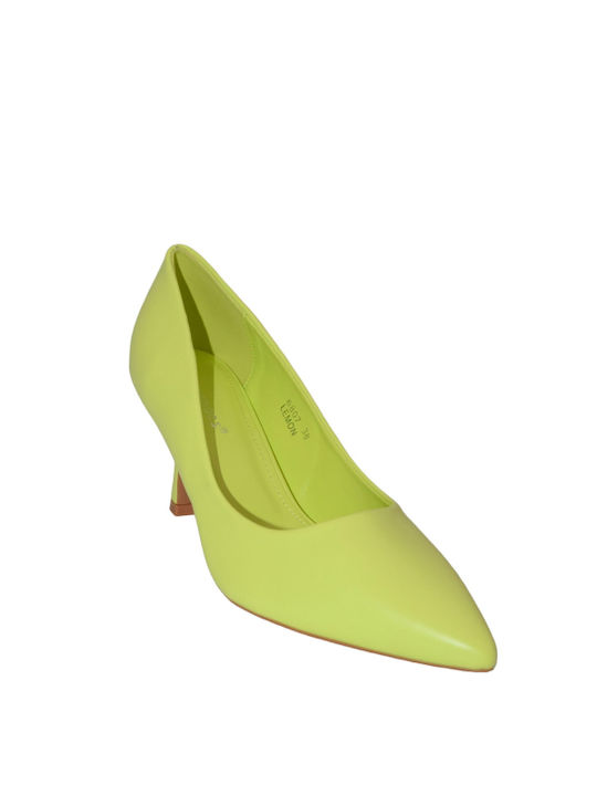 Morena Spain Pointed Toe Green Medium Heels