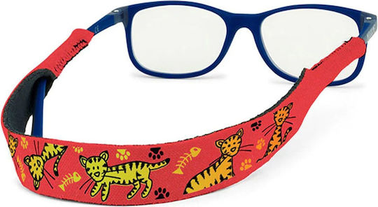 Croakies Kids Xl Λουράκι Γυαλιών Κόκκινο