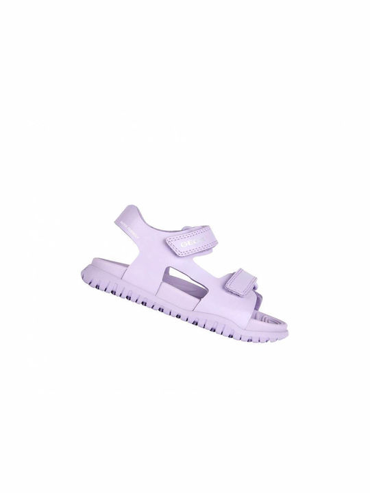 Geox Παπουτσοπέδιλα J Sandal Fusbetto Λιλά