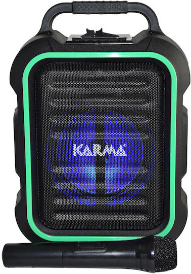 Karma Boxă Karaoke cu Microfon Wireless și Efecte de Iluminare Italiana Bm 863rm Negru