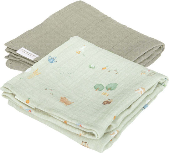 Little Dutch Πάνα Αγκαλιάς 70x70cm 2τμχ Little Dutch Πάνα Αγκαλιάς 70x70cm 2τμχ