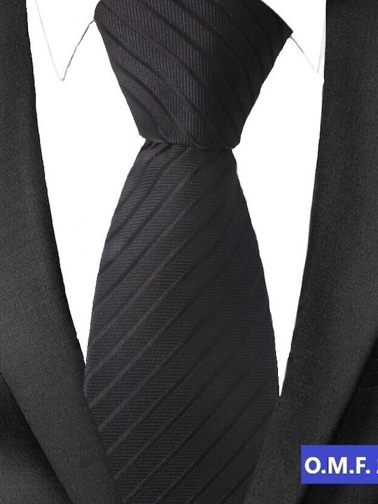 Men's Tie Printed in Black Color