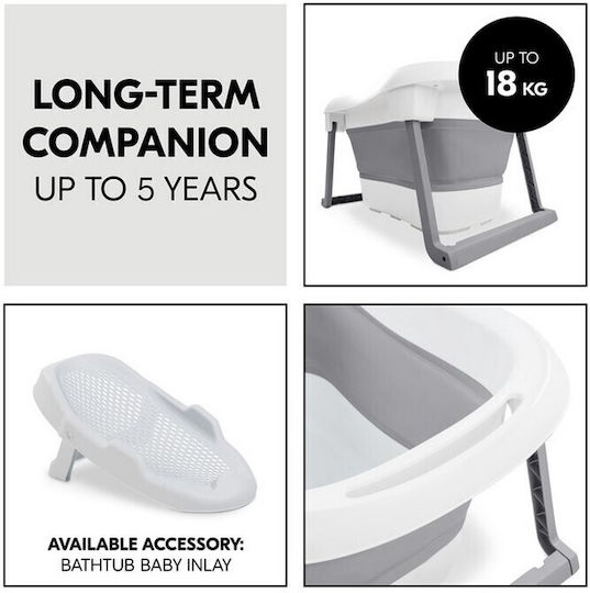 Hauck Faltbare Babybadewanne Gray