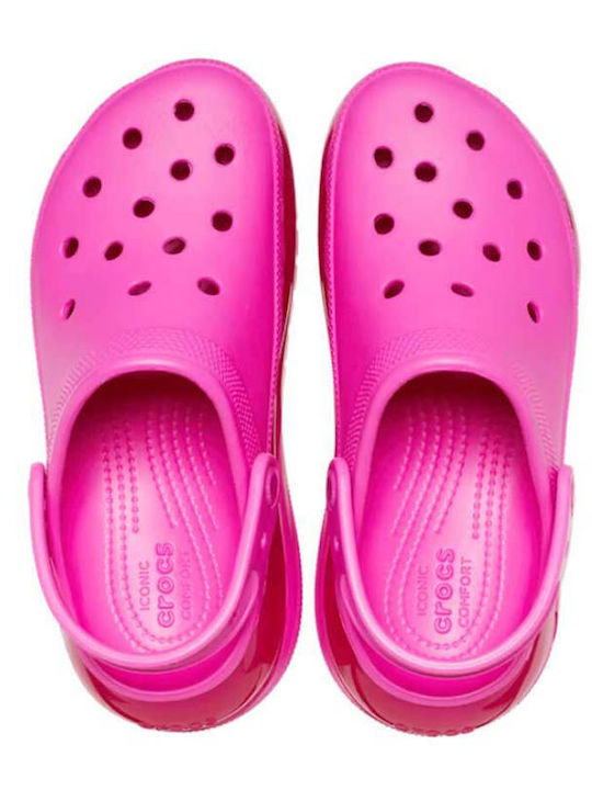 Crocs Mega Crush Woman Anatomic Clogs Fuchsia
