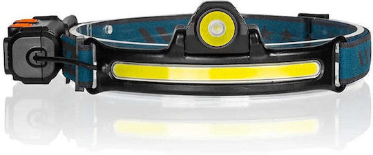 Ideahellas Rechargeable Headlamp LED IPX4 with Maximum Brightness 1600lm Black