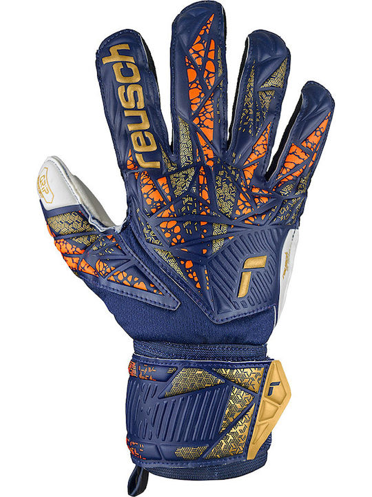 Reusch Attrakt Grip Γάντια Τερματοφύλακα Ενηλίκων Μπλε