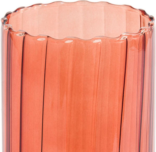 La Redoute Interieurs Glasvase Mehrfarbig 9x9x28cm