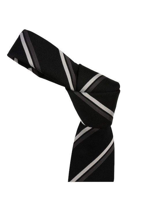 Hugo Boss Cravată pentru Bărbați Mătase Tipărit în Culorea Negru