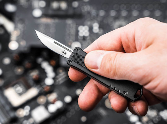Boker Plus Micro Usb Otf Cuțit De Buzunar Negru