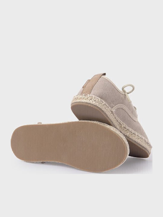 Kids Espradrilles with Laces Beige