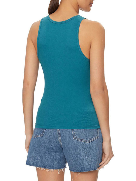 Tommy Hilfiger Women's Athletic Blouse Sleeveless Green