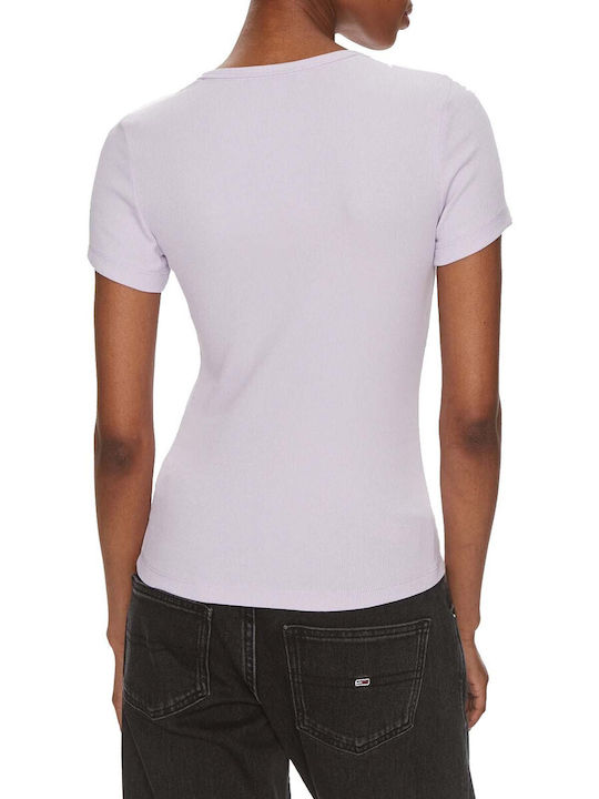 Tommy Hilfiger Feminin Tricou Lila