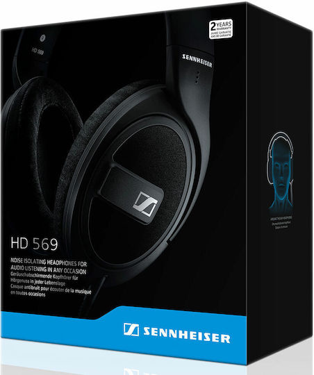 Sennheiser HD 569 Ενσύρματα Over Ear Ακουστικά Μαύρα