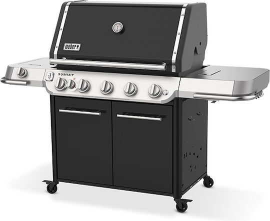 Weber Summit E Газово Барбекю Решетка 91брx49брсм. с 5 бр 27кВт и Инфрачервен Нагревател
