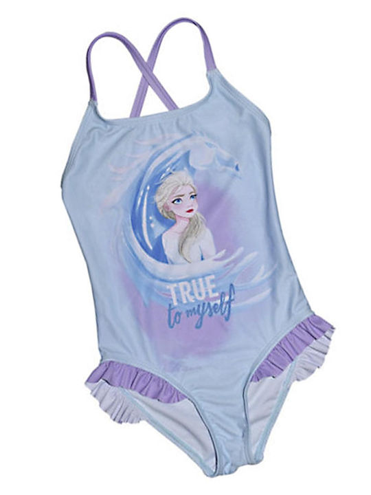 Frozen Παιδικό Μαγιό Ολόσωμο Μωβ