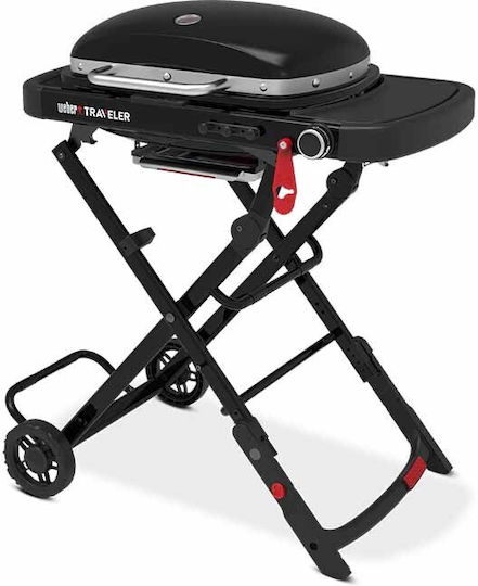 Weber Traveler Compact Portable Gas Grill with 1 pcs 3.2kW