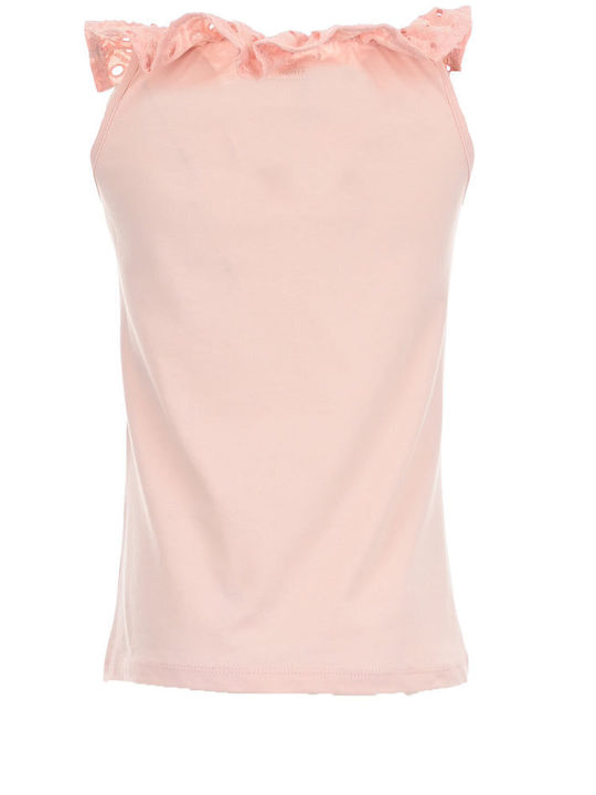 Energiers Kids Blouse Sleeveless Powder