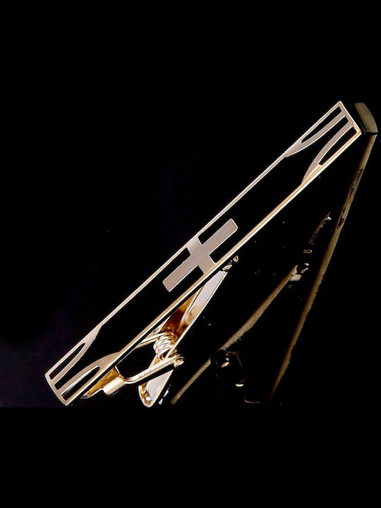 Legend Accessories Clip Γραβάτας Χρυσό
