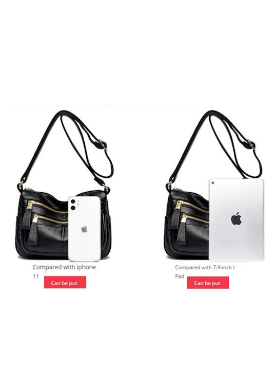 Damentasche Schultertasche Schwarz