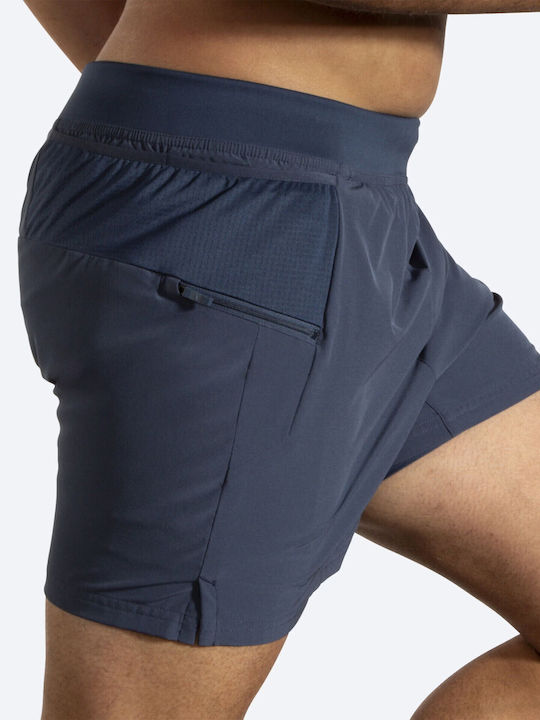 Brooks Sherpa Men's Shorts Blue Slate