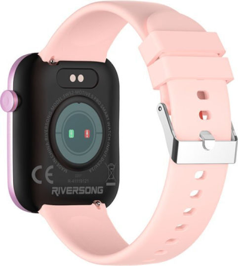 Riversong Motive 5 Pro Smartwatch with Heart Rate Monitor (Rose Gold)